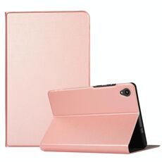 Per Lenovo Tab M8 8705/8505 Tensione texture texture TPU Cassa protettiva a flip orizzontale con supporto (oro rosa)