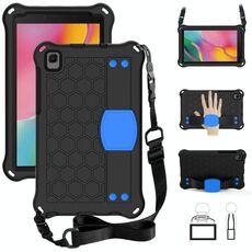 Per Samsung Galaxy Tab a 8.0 & S Pen (2019) P200 / P205 DESIGN DESIGN EVA + PC Quattro angolo Cassa protettiva antiurto con cinturino (nero + blu)