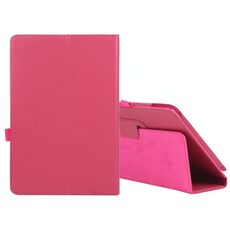 Per Amazon Fire HD 10 2021 Litchi Texture Custodia in cuoio orizzontale orizzontale in pelle orizzontale con titolare e slot per penna (rose rossa)