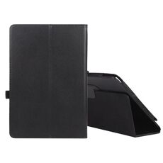 Per Amazon Fire HD 10 2021 Litchi Texture Custodia in pelle orizzontale orizzontale a colori con supporto e slot per penna (nero)