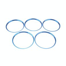 A5819-03 5 Pz Auto Blue Air Condizionatore Air Outlet Anello decorativo per Mercedes-Benz