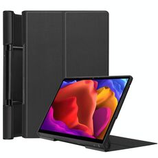 Per Lenovo Yoga Pad Pro 13 pollici YF K606F Struttura Custer Struttura orizzontale flip in pelle PU con supporto (nero)
