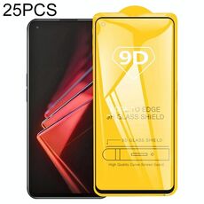 Per OPPO K9 25 PCS 9D colla a schermo intero a schermo intero in vetro temperato