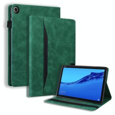 Per Honor Pad 5 8 / Huawei MediaPad M5 Lite 8,0 pollici Business Affari Antiurto Antiurto Caso in pelle flip orizzontale con supporto e carte e slot per schede e fotogrammi e slot per foto e slot per photo e slot / Sleep / funzione di sveglia (verde)