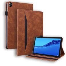 Per Honor Pad 5 8 / Huawei MediaPad M5 Lite 8.0 pollici Business Affari Antiurto Antifurto Cassa in pelle a flip orizzontale con supporto e carte e slot per schede e fotogrammi e slot per foto e slot per photo e slot per slot / Sleep / Wake-up (Brown)