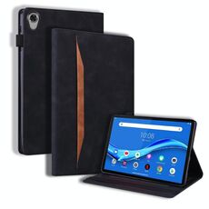 Per Lenovo Tab M10 HD Gen 2 TB-X306F Business Affari Antiurto Antiurto Antipartimenti in pelle flip con titolare e slot per schede e fotogrammi e slot per foto (nero)