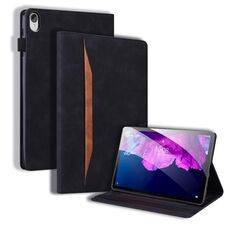 Per Lenovo Tab P11 TB-J606F Business Affari Caso di cuoio orizzontale antiurto antiurto con supporto e carte e slot per schede e fotogrammi e slot per penne (nero)