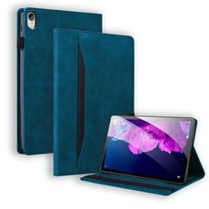 Per il caso Tab Lenovo P11 TB-J606F Affari antiurto Ribaltamento orizzontale in pelle con Holder & carta Slot & Photo Frame & Pen Slot (blu)