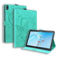 Per Lenovo TAB M10 10.1 pollice Amore farfalla modello in pelle orizzontale in pelle flip con supporto (verde)
