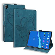 Per Lenovo Tab M10 HD (Gen 2) 2020 10.1 TB-X306F Amore Butterfly Pattern Gastronomia in pelle flip con supporto (blu)