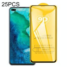 Per Huawei Honor V30 25 PCS 9D Full Glue Pellicola in vetro temperato a schermo intero