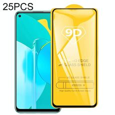 Per Huawei Honor 30s 25 PCS 9D Full Glue Pellicola in vetro temperato a schermo intero