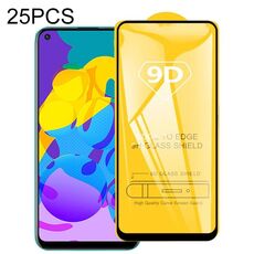 Per Huawei Honor Play 4T 25 PCS 9D Full Glue Pellicola in vetro temperato a schermo intero