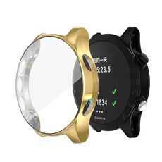 Per Garmin Forerunner 935 TPU Custodia per orologi elettroplated (Golden)