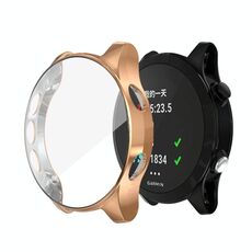 Per Garmin Forerunner 935 TPU Guarnizione per orologi elettroplafati (oro rosa)