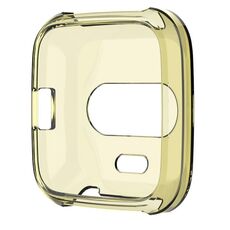 Per Fitbit Versa Lite Smart Watch Custodia protettiva in silicone (giallo trasparente)