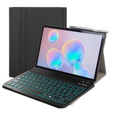 DY-M10P per Lenovo Smart Tab M10 HPD Plus TB-X606F 10,3 pollici 2 in 1 tastiera Bluetooth ABS magnetica rimovibile + custodia protettiva in pelle con supporto e sonno / sveglia e supporto per la penna (nero)