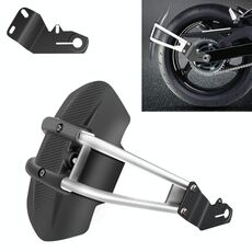Parafango posteriore per moto in acciaio inossidabile modificato Parafango antipolvere Paraspruzzi Parafango Parafango, Stile: A Style Foot