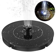 Pompa per fontana solare con luce a LED
