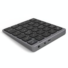 N960 Ultra-sottile tastiera di alluminio universale universale in alluminio ricaricabile (grigio)