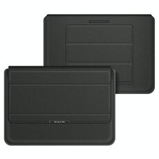 4 in 1 Supporto per laptop universale PU PU PROTEZIONE PULSANTE POLSO PORTATORE PORTATOLO PORTATOLO, Dimensioni: 17 POLLICE (Nero)