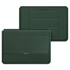 4 in 1 Supporto per laptop universale PU PU PROTEZIONE AMPERMEABILE POLSO PORTATOLO PORTATOLO, Dimensioni: 17 pollici (verde scuro)