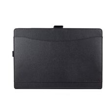 Per Microsoft Surface Pro 7/7+ Microfiber Lampskin Texture in pelle a flip orizzontale in pelle orizzontale con slot a penna e supporto (nero)