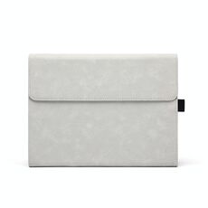 Per Microsoft Surface Pro 7/7+ custodia a flip orizzontale a flip micro velluto micro con slot e supporto a penna (grigio chiaro)