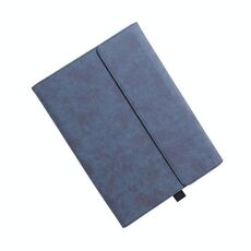 Per Microsoft Surface Pro 7/7+ custodia in pelle a flip orizzontale in pelle di pecora sudafricana sudafricana con slot e supporto a penna (blu)