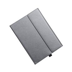 Per Microsoft Surface Pro 7/7+ Microfiber Lampskin Texture in pelle a flip orizzontale orizzontale con slot e supporto per penne (grigio)