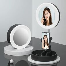 G6 multi-funzione Live Broadcast all-in-one Ring Beauty Fill Light Light Holder (Nero)