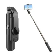 L10 Mini Bluetooth Selfie Stick Treppiede Telefono cellulare (nero)