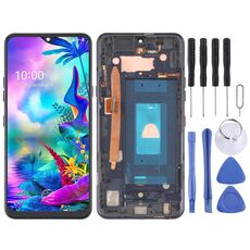 Schermo LCD originale per LG G8X ThinQ LMG850EMW LM-G850 digitalizzatore assemblaggio completo con cornice (nero)