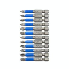 2 Set 12 pezzi 50mm Forte Drill Mano Magnetic Drill Drill Turco Anti-slip Cacciaviti Bit