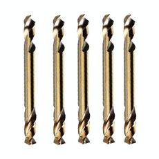 10 PCS M35 contenenti cobalto-contenenti Twist Bit Acciaio ad alta velocità Doppia testa in acciaio in metallo Drill di espansione Foro di espansione Drill, modello: doppia testa 5.5mm