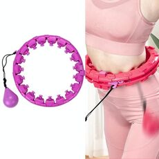 Cerchio addominale del cerchio di fitness ponderato, specifica: 28 nodi (viola)