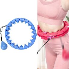 Cerchio addominale del cerchio di fitness ponderato, specifica: 28 nodi (blu)
