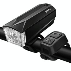 GOOFY DT-6105 Bicycle Horn Light Mountain Bike Front Light Light Light Specificazione: Batteria (3 Watt Nero)