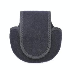 2 PCS Acqua a forma di goccia a forma di pesca Caso protettivo in neoprene Borsa a ruota di pesce (nero)