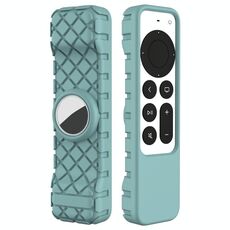 2 PCS Telecomando Cover protettivo all-inclusive, modello applicabile: per Apple TV 4K (pino verde)