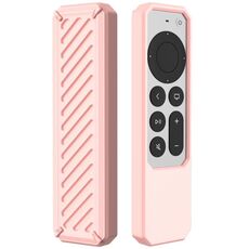 2 PCS Telecomando Anti-Drop Anti-Drop Coperchio protettivo in silicone Anti-Drop, Modello applicabile: per Apple TV 4K 2021 (rosa)