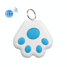 2 PCS HYC-09 Dog PAW Bluetooth Anti-Lost Device Anti-Lost Device PET Tracking Localitor Keychain Smart Ricerca Allarme a due vie (Azzurro)