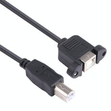 Cavo di estensione della stampante USB BM a BF con foro a vite, lunghezza: 50 cm