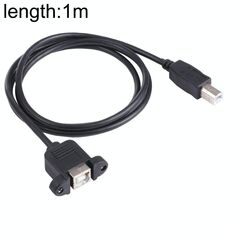 Cavo di prolunga USB BM al BF con foro a vite, lunghezza: 1m
