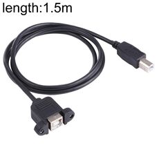 Cavo di prolunga stampante USB BM al BF con foro a vite, lunghezza: 1,5 m