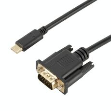 TC026 1.8M 1080p USB-C / TYPE-C maschio al cavo adattatore maschio VGA