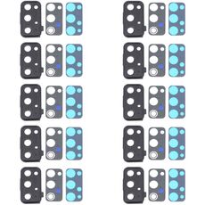 Per Samsung Galaxy S20 FE 5G SM-G781 Copriobiettivo fotocamera 10 pezzi (nero)