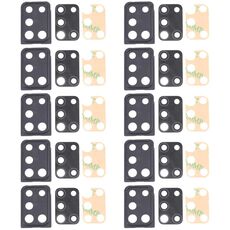 Per Samsung Galaxy A21s SM-A217 Copriobiettivo fotocamera 10 pezzi (nero)