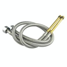 4 PZ Weave Acciaio inox Acciaio inossidabile Tubi idraulici flessibili Freddo Freddo Miscelatore Hot Rubinetto Acqua Tubo Tubo per acqua Tubo di ingresso ad alta pressione, Specifica: 40 cm 8cm rame asta