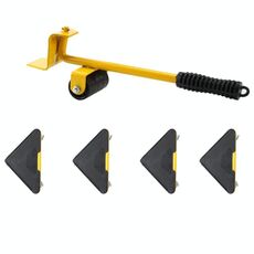 CY-0102 5 in 1 Bed Mobile Domestica Oggetti pesanti PULLEY PULLEY Mobili Shifter Porta multifunzione, modello: Giallo (300KG)